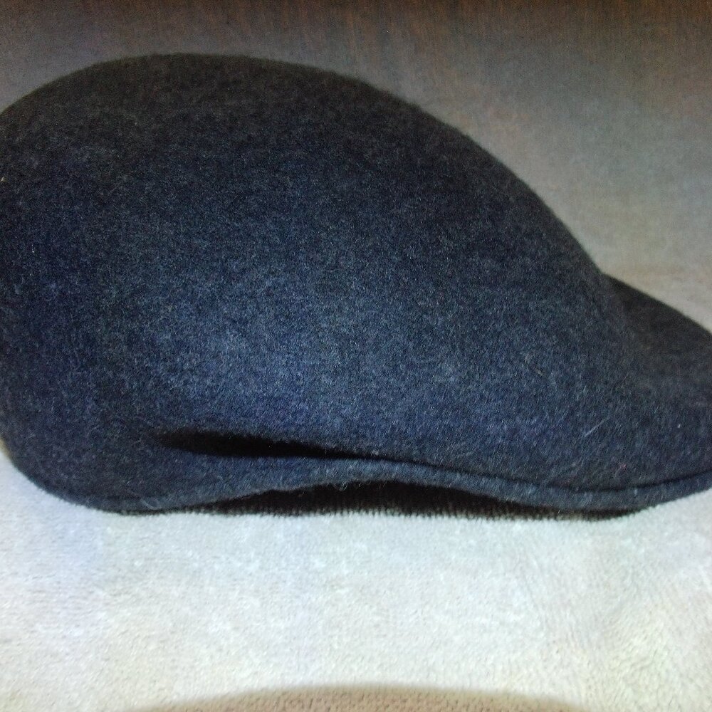 Vtg Dorfman Pacific Co Scala Classic Gray Wool Felt Cabbie Newsboy Cap Hat M